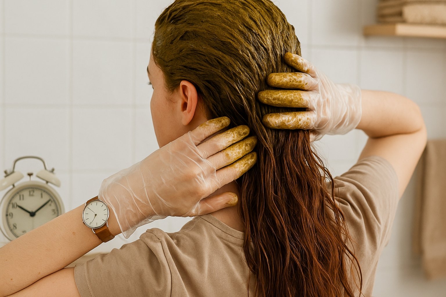 Combien de temps garder le henné sur les cheveux