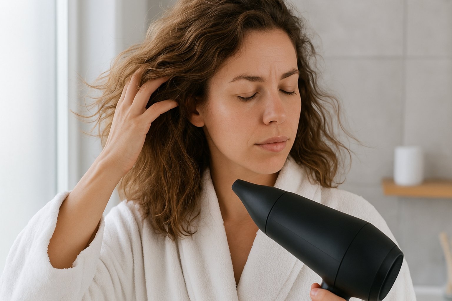 Comment sécher ses cheveux sans qu'ils gonflent