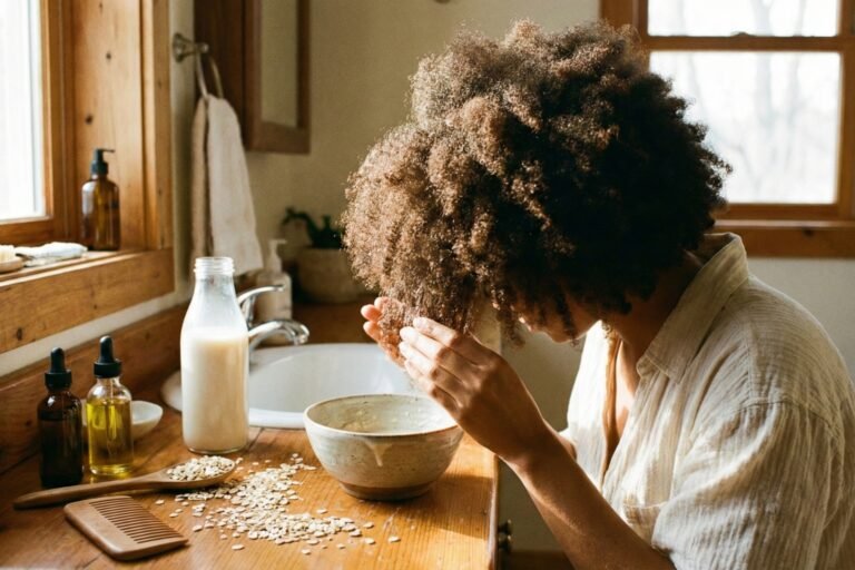 Le lait d'avoine pour tes cheveux crépus