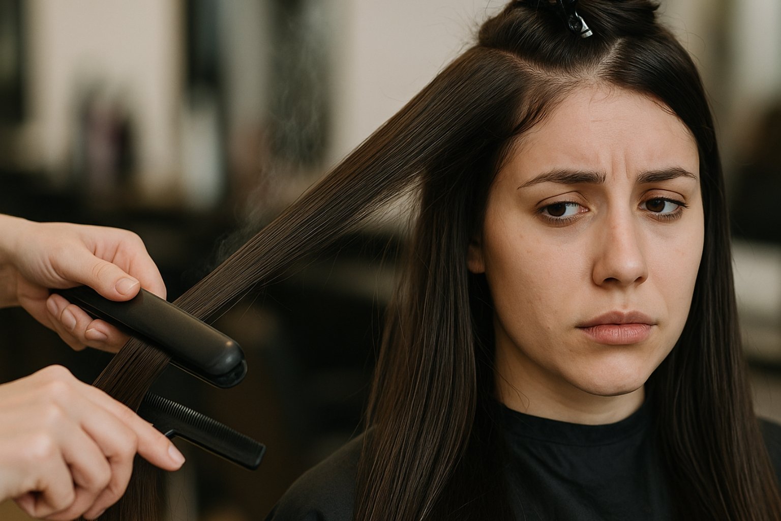 Le lissage brésilien abîme t il les cheveux