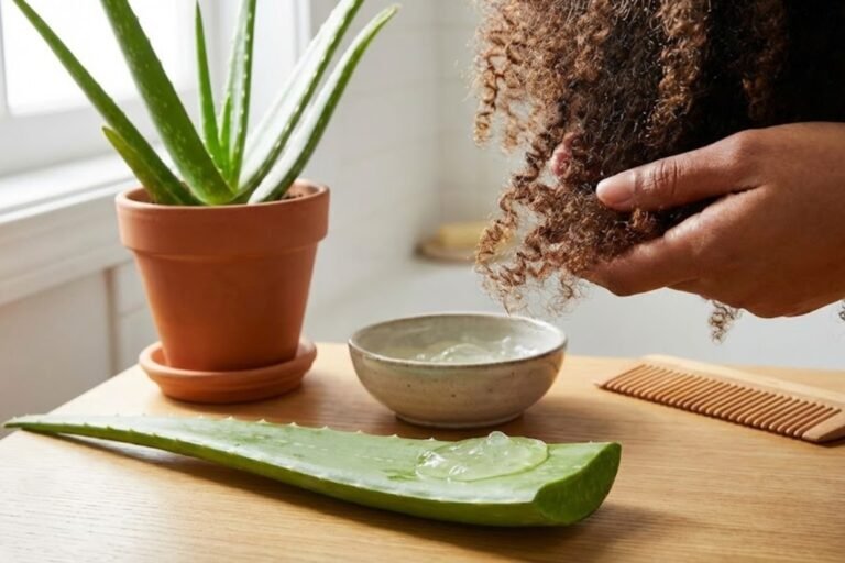 Les bienfaits de l'aloe vera pour les cheveux crépus