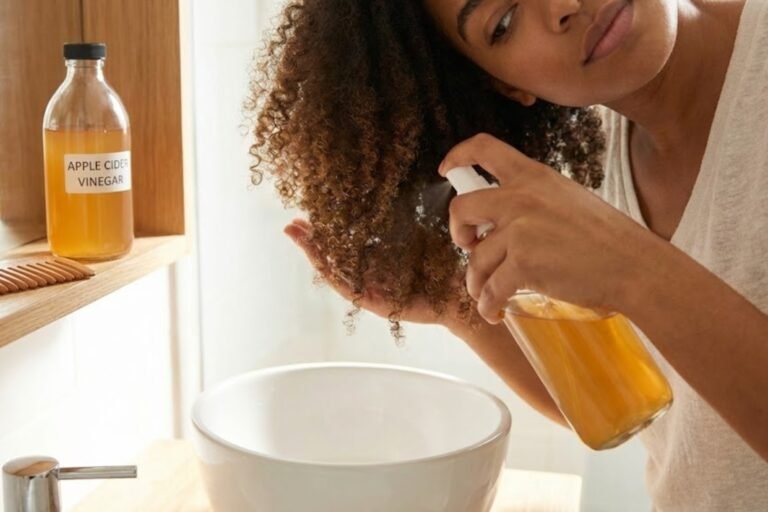 Les bienfaits du vinaigre de cidre sur cheveux crépus
