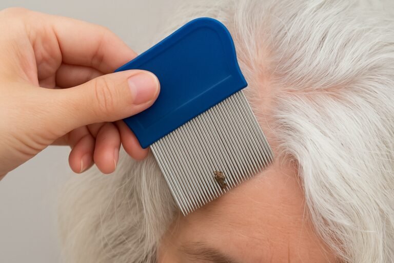 Peut-on avoir des poux sur cheveux blancs