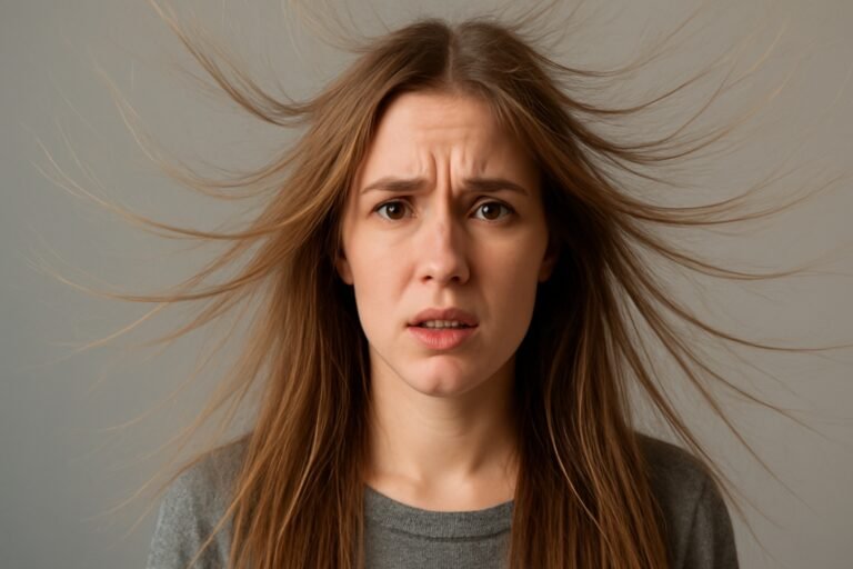 Pourquoi mes cheveux sont électriques