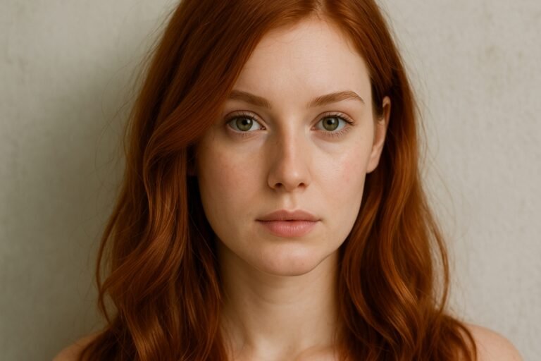 Quelle couleur de cheveux pour yeux verts et peau claire