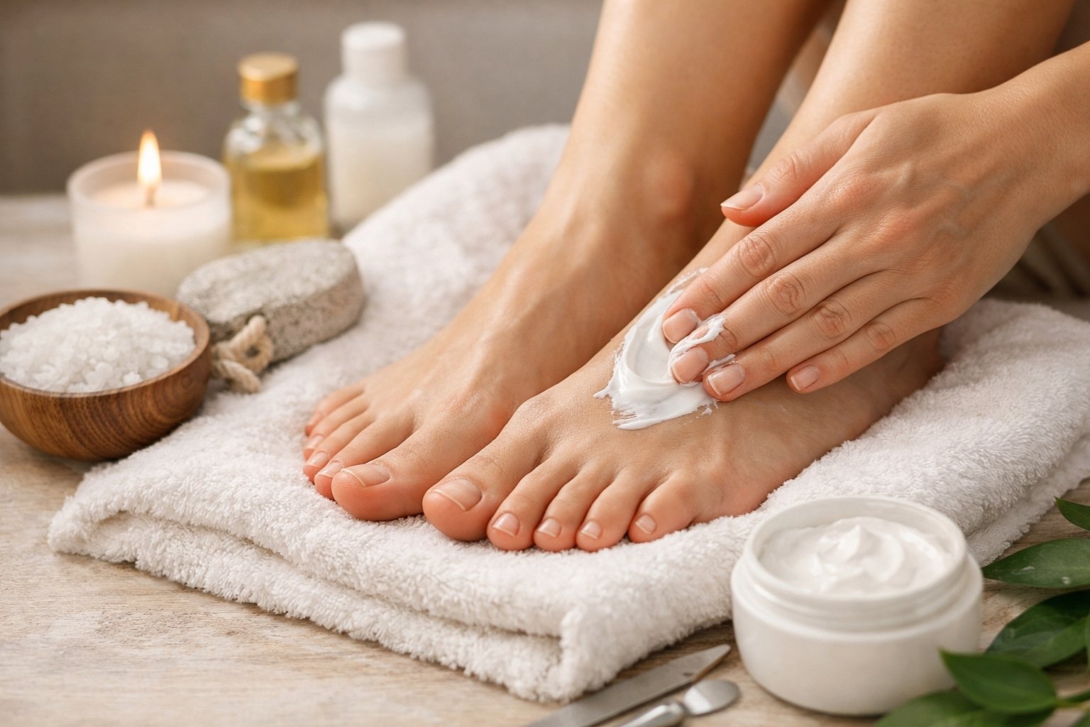 Comment hydrater ses pieds